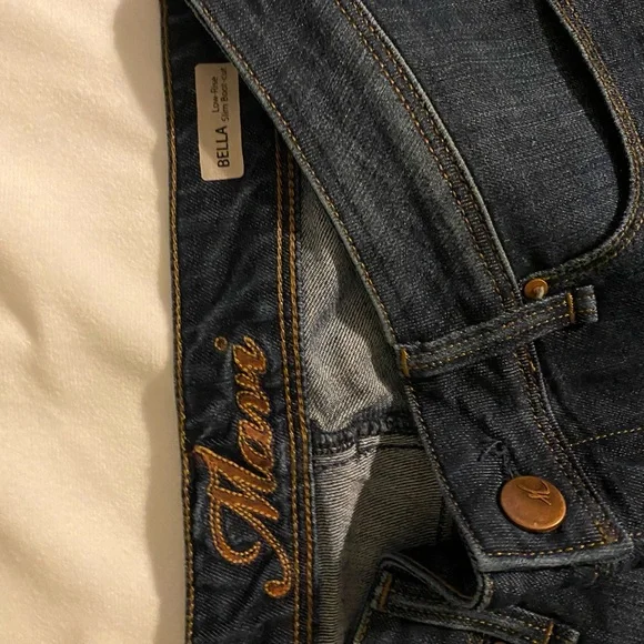 Mavi Bella Low Rise Slim  Boot -Cut Jeans NWT - Picture 11 of 12